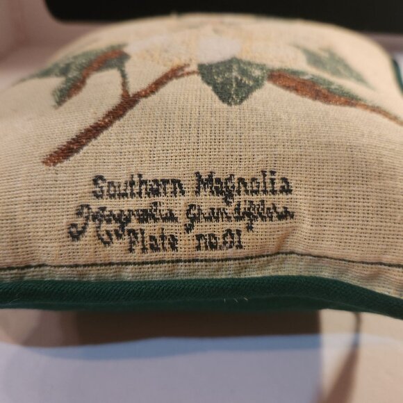Vintage Riverdale Mini Pillow Winter Accent Square Southern Magnolia 8x8 - Picture 2 of 9